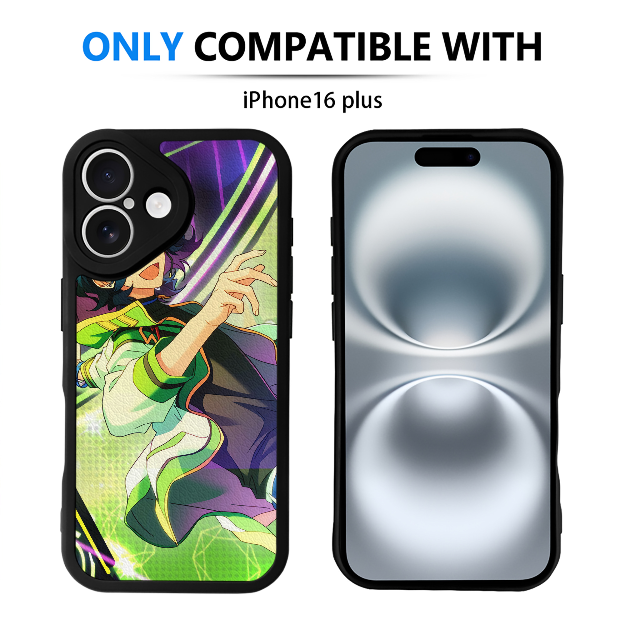 （画像用） あんさんぶるスターズ! Ensemble Stars 【iPhone 16シリーズ対応】シリコンスマホケース（レザー調） 材質：シリコン
